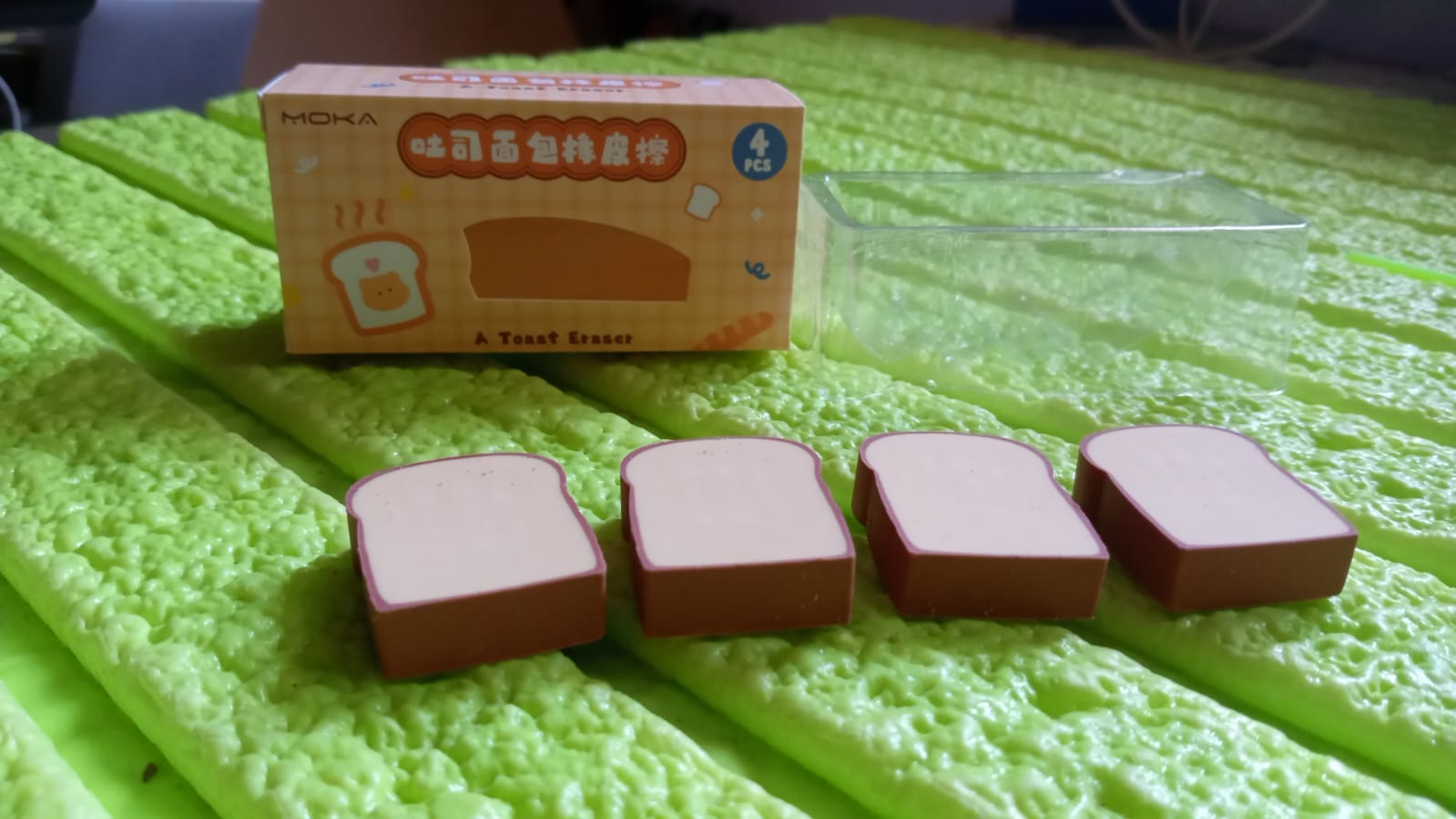 3D Toast Bread Shape Eraser for Kids, Cartoons Erasers Toast Bread Erasers Bread Shaped Eraser for Students, Gift, Cute Fun Food Erasers for School Classroom, Stationery for Boys & Girls (4 Pcs Set) 3D Toast Bread Shape Eraser for Kids, Cartoons Erasers Toast Bread Erasers Bread Shaped Eraser for Students, Gift, Cute Fun Food Erasers for School Classroom, Stationery for Boys & Girls (4 Pcs Set)